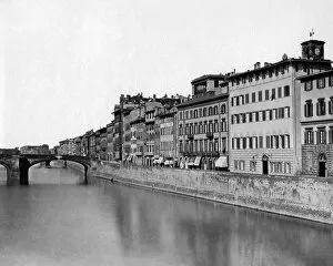 Buildings on the River Arno, Florence, Italy