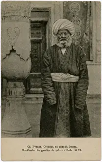Uzbekistan Prints: Bukhara, Uzbekistan - The Guardian of the Emirs Palace