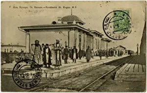 Images Dated 28th April 2016: Bukhara, Uzbekistan - Kagan Railway Station
