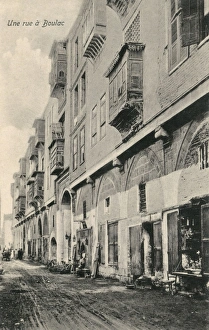 Bulaq, Egypt - Old Houses with Jumbas