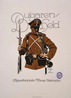 Bulgaren-Held; Zigarettenfabrik Menes, Wiesbaden