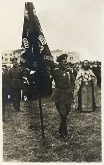Bulgaria Prints: Bulgaria - King (Tsar) Boris III - with royal standard