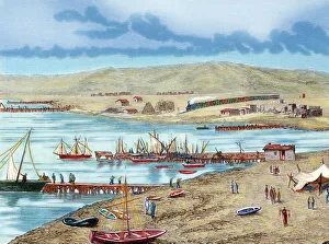 1877 Collection: Bulgaria. Varna. 19th century engraving