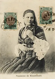 Bulgarian Beauty in National Costume