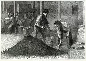 Bulking at a tea warehouse 1874