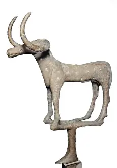 Art Sticos Prints: Bull (2500-2000 BC). Hittite art. Sculpture. TURKEY