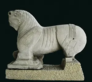 Blanco Prints: Bull of Porcuna. ca. 475 - 430 BC. Iberian art