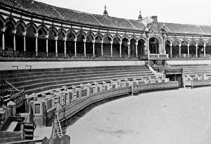 Seville Collection: bull ring seville spain
