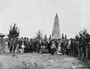 Dedication Prints: Bull Run, Virginia. Dedication of the battle monument