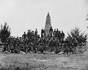 Battle Field Gallery: Bull Run, Virginia. Monument on battlefield