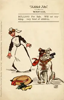 Shocked Prints: Bulldog eats child