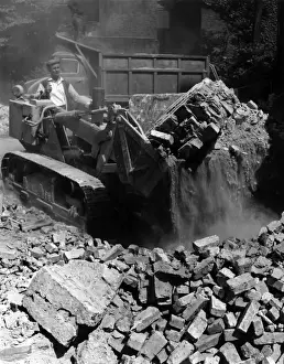 Demolition Prints: Bulldozing a Building