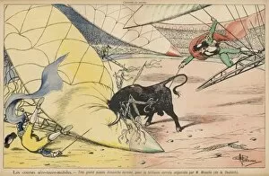 Bull Fight Gallery: Bullfight with Airships