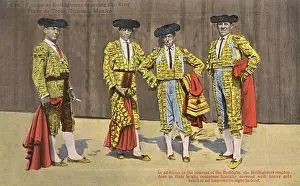 Toros Prints: Four bullfighters, Plaza de Toros, Tijuana, Mexico