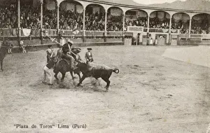 Toros Prints: Bullfighting - Lima, Peru