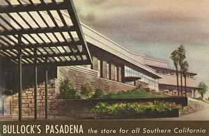 1944 Prints: Bullocks store, Pasadena, Southern California, USA