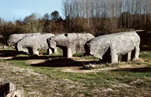 Tiemblo Prints: Bulls of Guisando. Spain