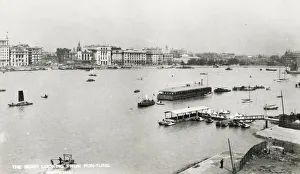 Along the Bund across the Whangpu River, Shanghai, China