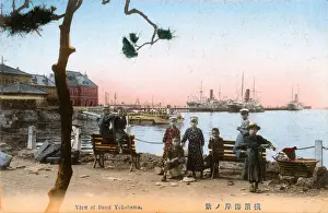 Pram Prints: The Bund - Yokohama Harbour, Yokohama, Japan