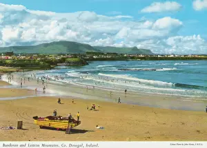 Hinde Prints: Bundoran and Leitrim Mountains, County Donegal