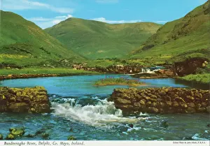 Mayo Prints: Bundorragha River, Delphi, County Mayo, Republic of Ireland