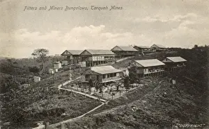 Bungalows, Tarquah Mines, Ghana, Gold Coast, West Africa
