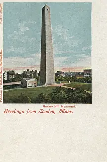 Bunker Prints: Bunker Hill Monument, Boston, Massachusetts, USA