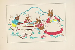 Images Dated 17th September 2018: Bunnies playing as children