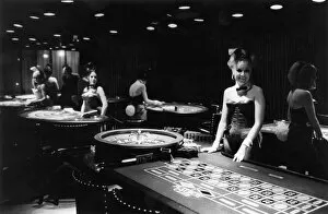 Casino Gallery: Bunny girls at the Playboy Club, London 1969