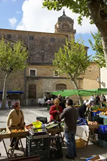 Images Dated 24th April 2013: Bunyola, Mallorca, Spain, - Market Square