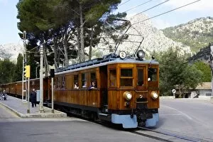Images Dated 24th April 2013: Bunyola, Mallorca, Spain, - Old Train Palma