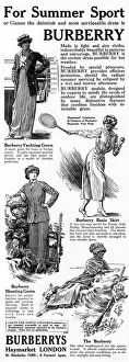 Burberry for summer sport, 1914 Burberry for summer sport, 1914