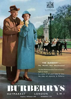 Images Dated 23rd June 2011: Burberrys Coronation advertisement, 1953