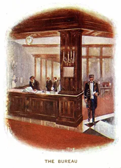 Reception Prints: The Bureau, Claridge's Hotel, London