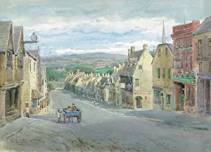 Cotswolds Prints: Burford from the Tolsey, Oxfordshire