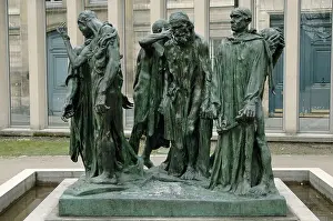 Auguste Prints: The Burghers of Calais, 1885-1895. Sculpture by Auguste Rodin