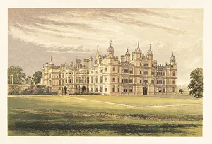 1555 Prints: Burghley House, Lincolnshire, England