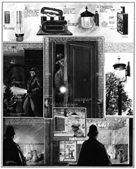 Beams Prints: Burglar alarm designs