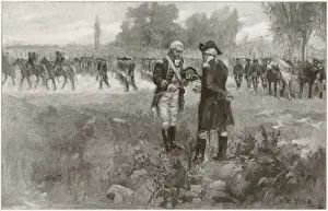 Handing Prints: Burgoyne Surrenders / 1777