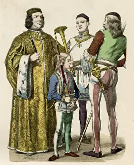 Puffed Prints: Burgundian Dress C. 1450