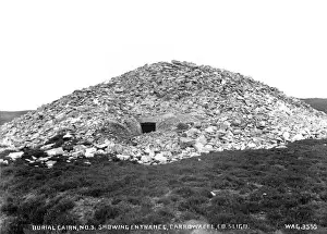 Carrowkeel Prints: Burial Cairn, No. 3. Showing Entrance, Carrowkeel, Co. Sligo