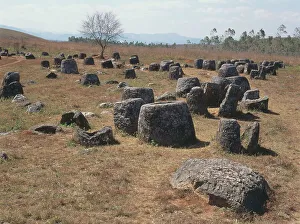 Burial containers, Xieng Khouang, Laos