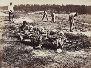 A burial party on the battle-field of Cold Harbor