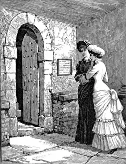 Burial Place of the Princes in the Tower, 1885