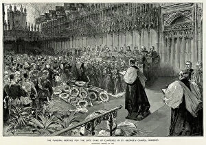 Images Dated 22nd May 2018: Burial of Prince Albert Victor, Duke of Clarence & Avondale
