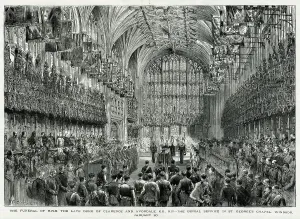 Clarence Prints: Burial of Prince Albert Victor, Duke of Clarence & Avondale