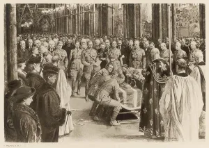 Armistice Prints: BURIAL OF UNKNOWN SOLD