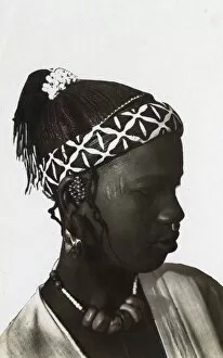 Headband Collection: Burkina Faso (Upper Volta) Toucouleurs (Fula) Woman