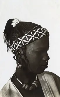 Headband Prints: Burkina Faso (Upper Volta) Toucouleurs (Fula) Woman