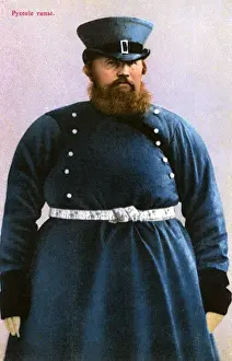 Solid Prints: A burly Russian coachman, Moscow